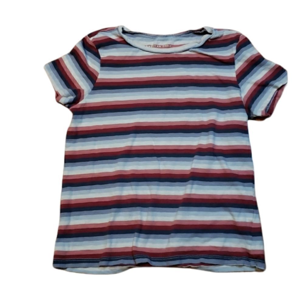 XS American Eagle Striped Tee